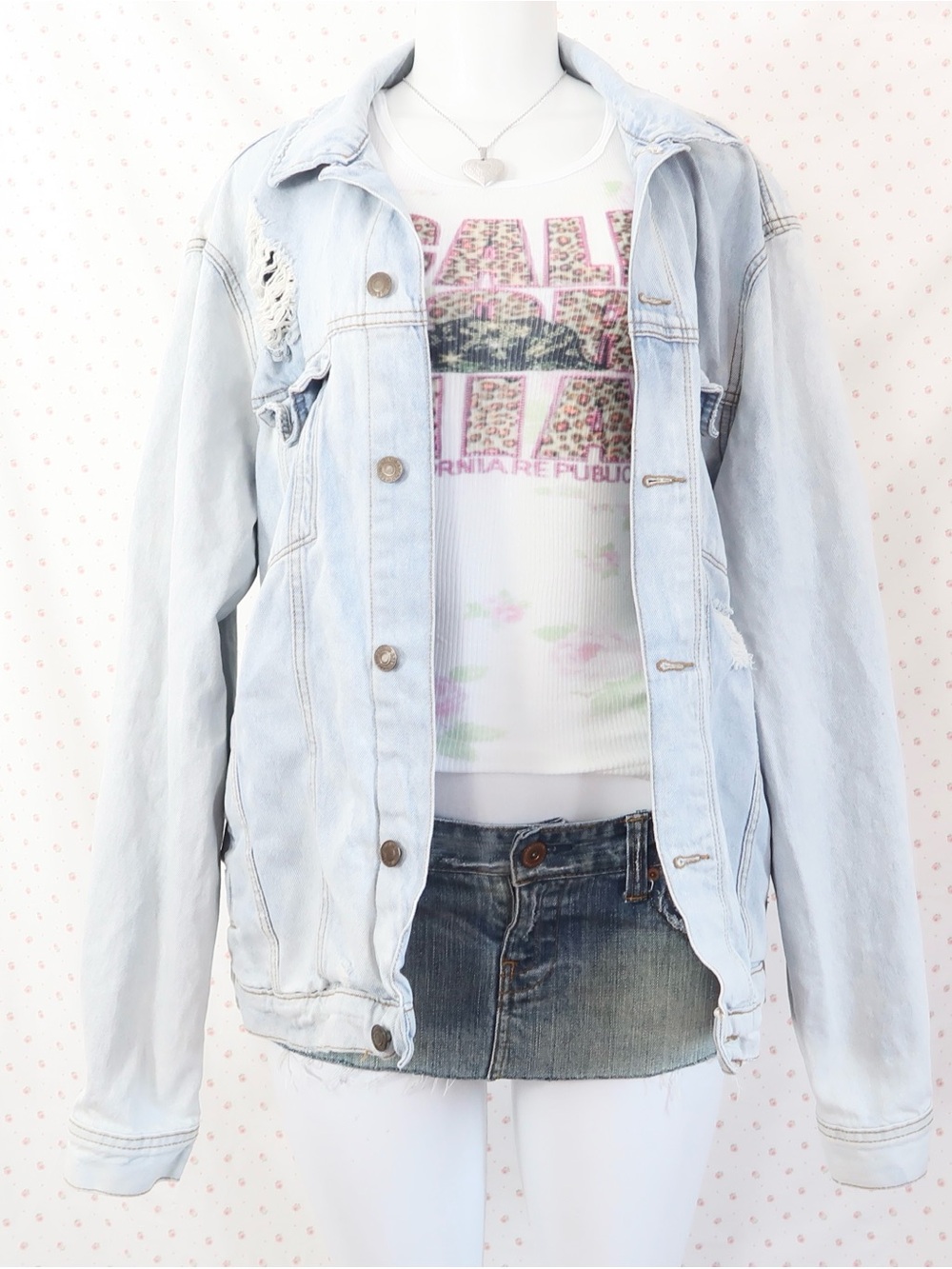 GAP Light Blue Denim Jacket with Logo Tab